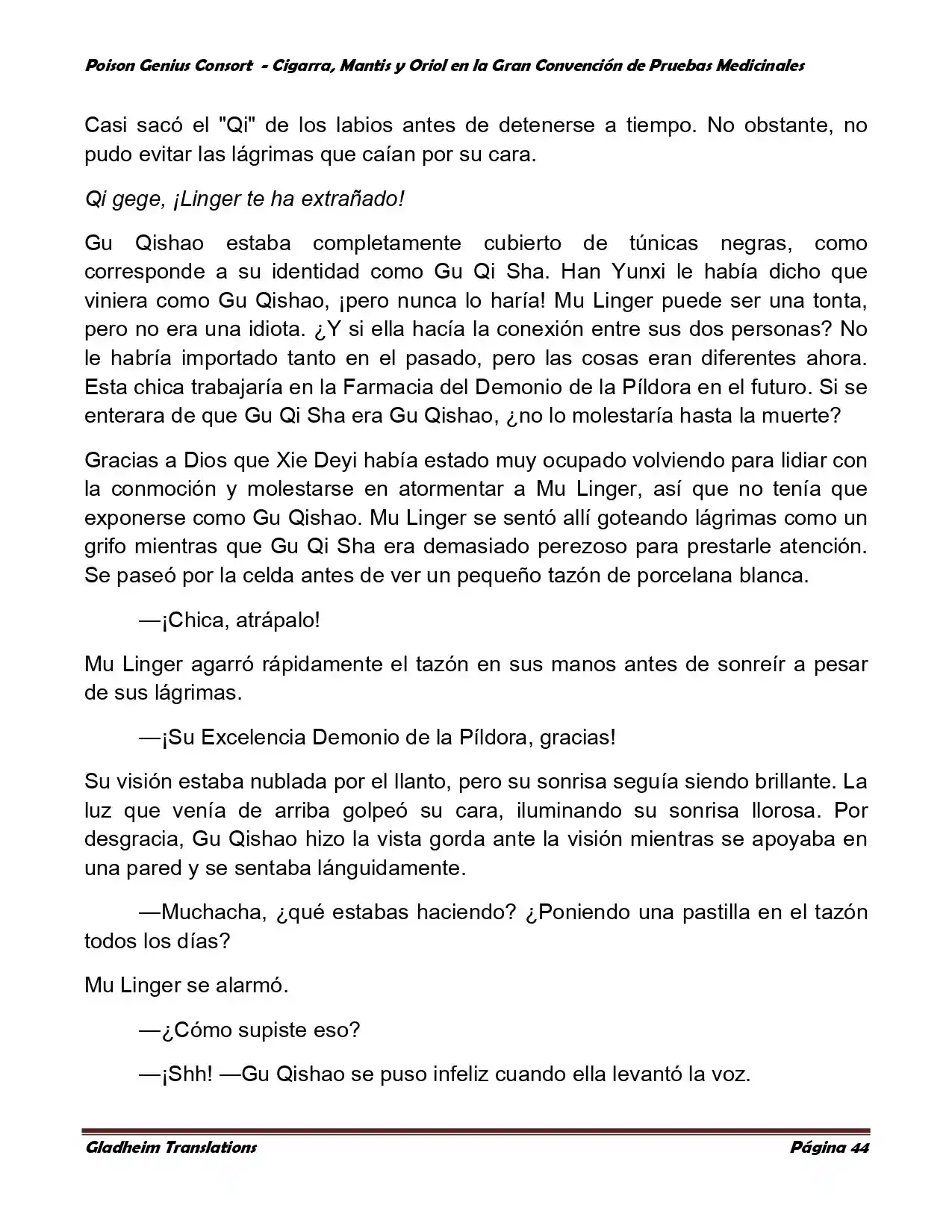 Poison Genious Consort (Novela) - Capítulo 367 - Página 44 - LectorTMOo
