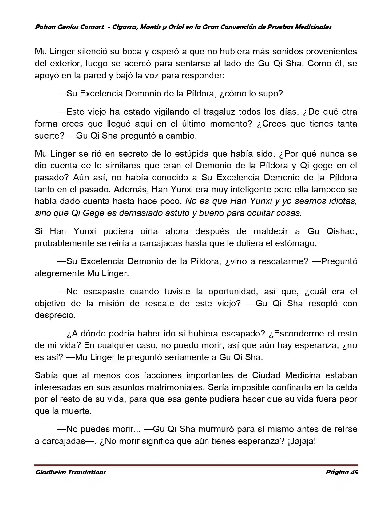 Poison Genious Consort (Novela) - Capítulo 367 - Página 45 - LectorTMOo