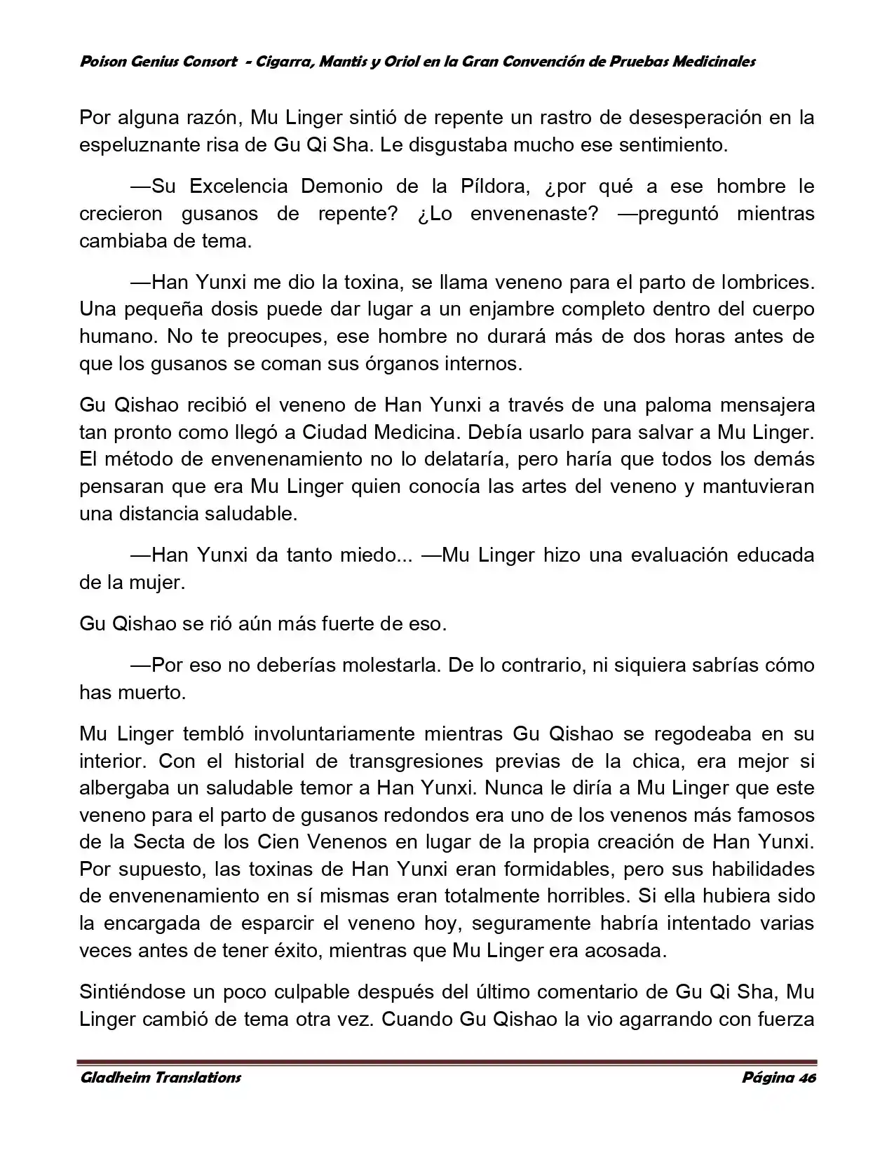 Poison Genious Consort (Novela) - Capítulo 367 - Página 46 - LectorTMOo
