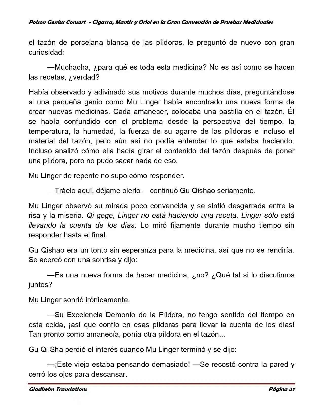 Poison Genious Consort (Novela) - Capítulo 367 - Página 47 - LectorTMOo