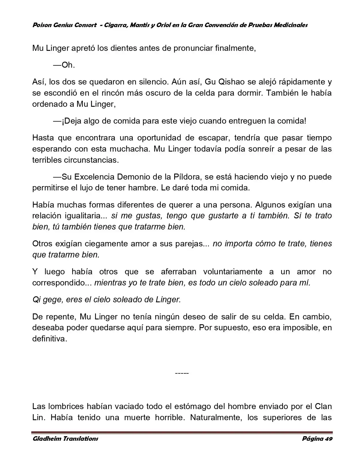 Poison Genious Consort (Novela) - Capítulo 367 - Página 49 - LectorTMOo