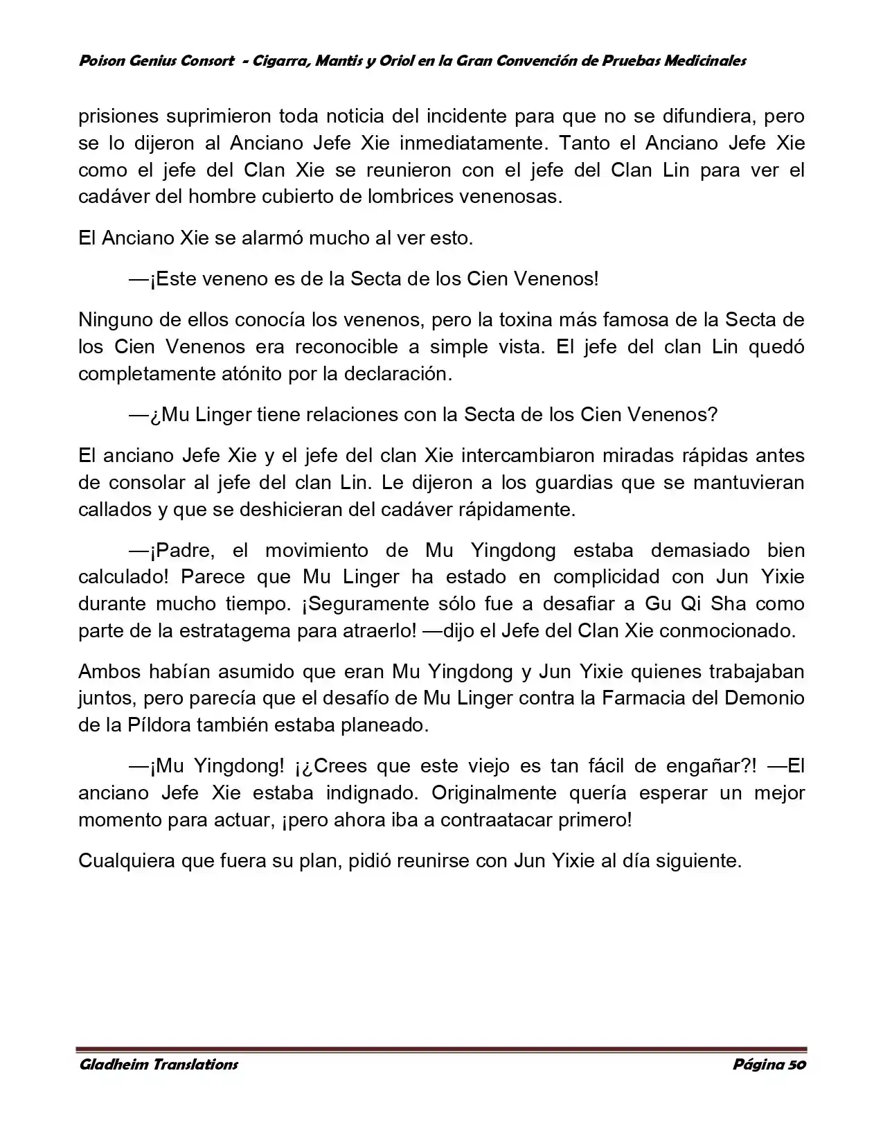Poison Genious Consort (Novela) - Capítulo 367 - Página 50 - LectorTMOo