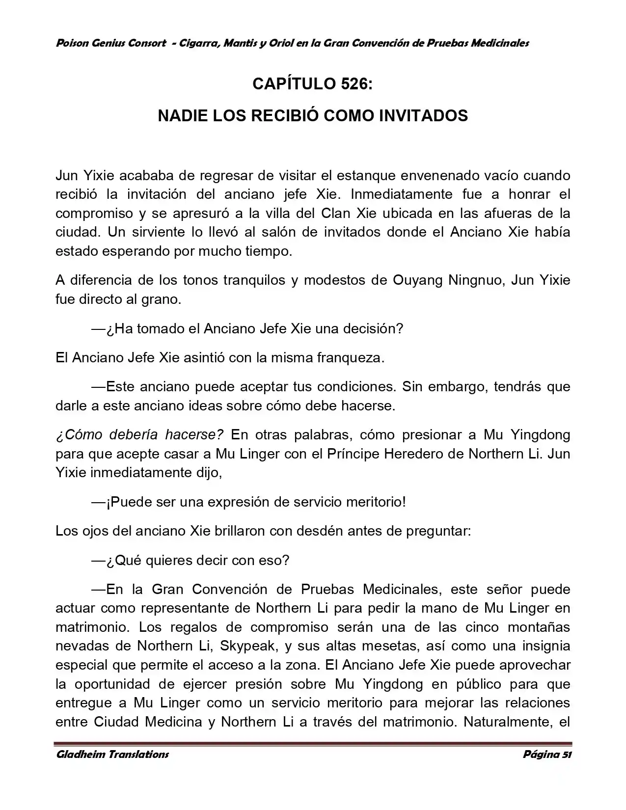 Poison Genious Consort (Novela) - Capítulo 367 - Página 51 - LectorTMOo