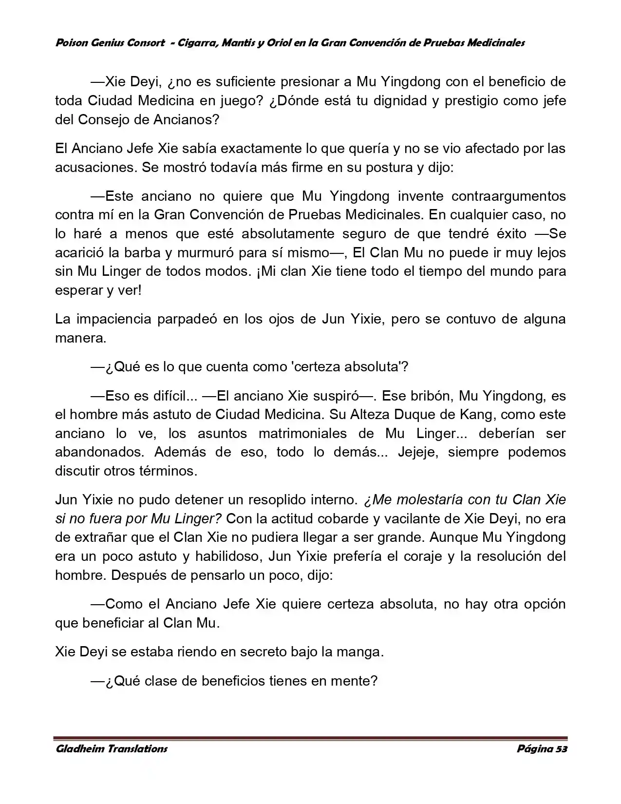 Poison Genious Consort (Novela) - Capítulo 367 - Página 53 - LectorTMOo