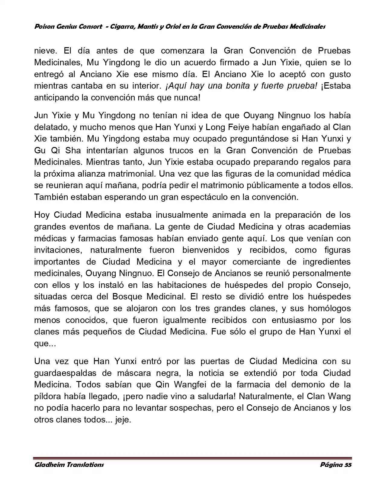 Poison Genious Consort (Novela) - Capítulo 367 - Página 55 - LectorTMOo