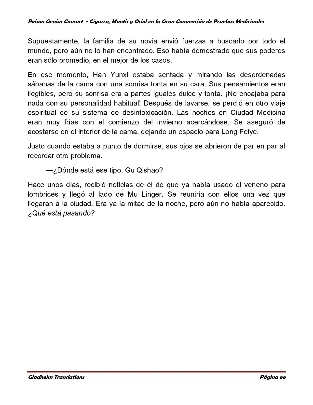 Poison Genious Consort (Novela) - Capítulo 367 - Página 66 - LectorTMOo