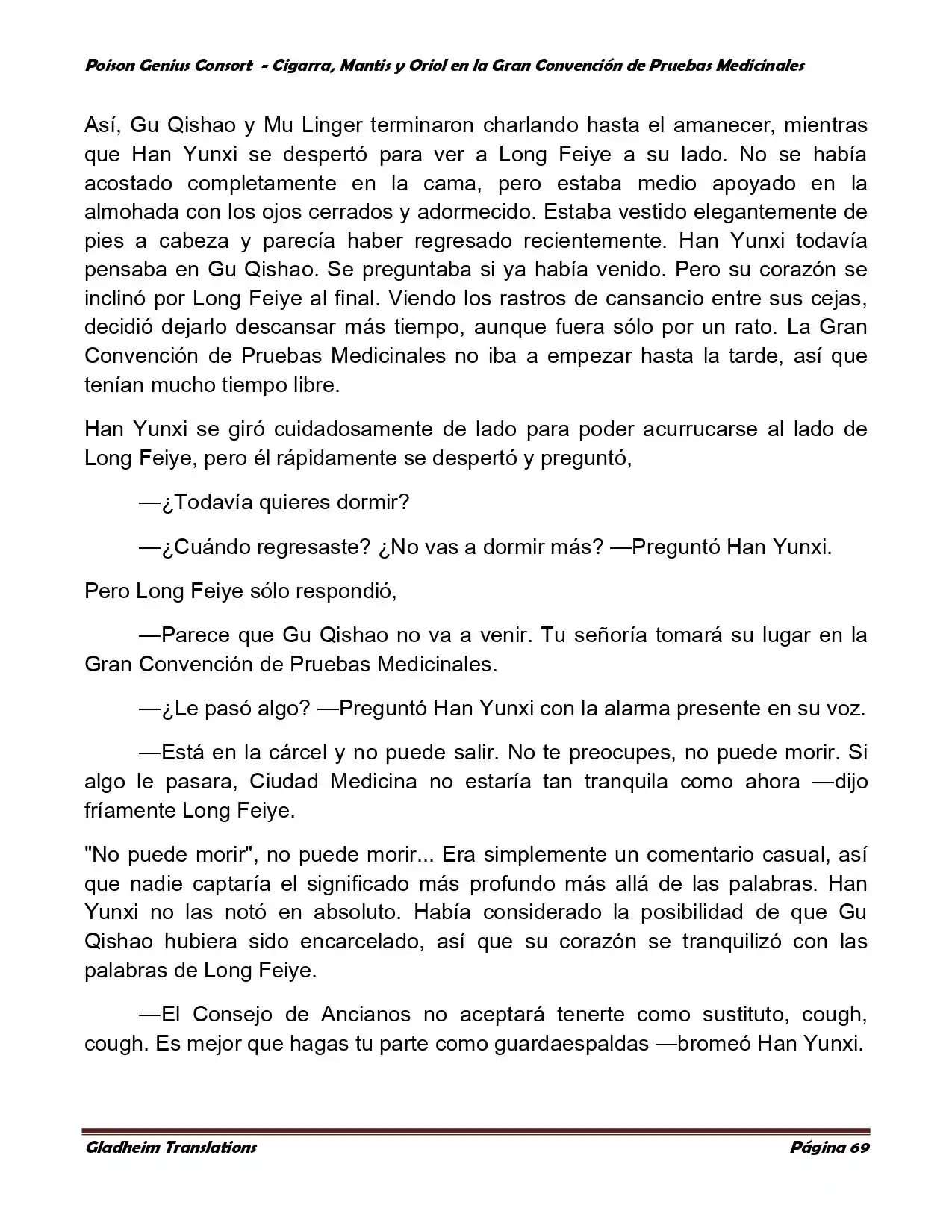 Poison Genious Consort (Novela) - Capítulo 367 - Página 69 - LectorTMOo