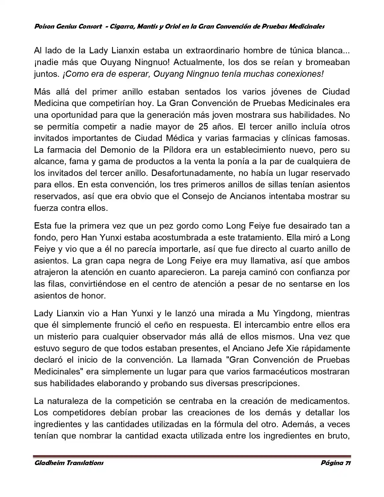 Poison Genious Consort (Novela) - Capítulo 367 - Página 71 - LectorTMOo