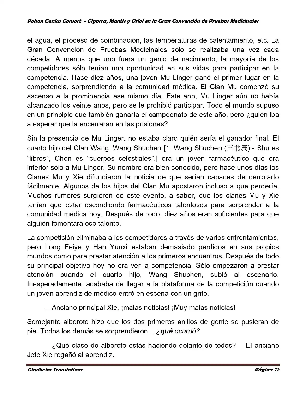 Poison Genious Consort (Novela) - Capítulo 367 - Página 72 - LectorTMOo