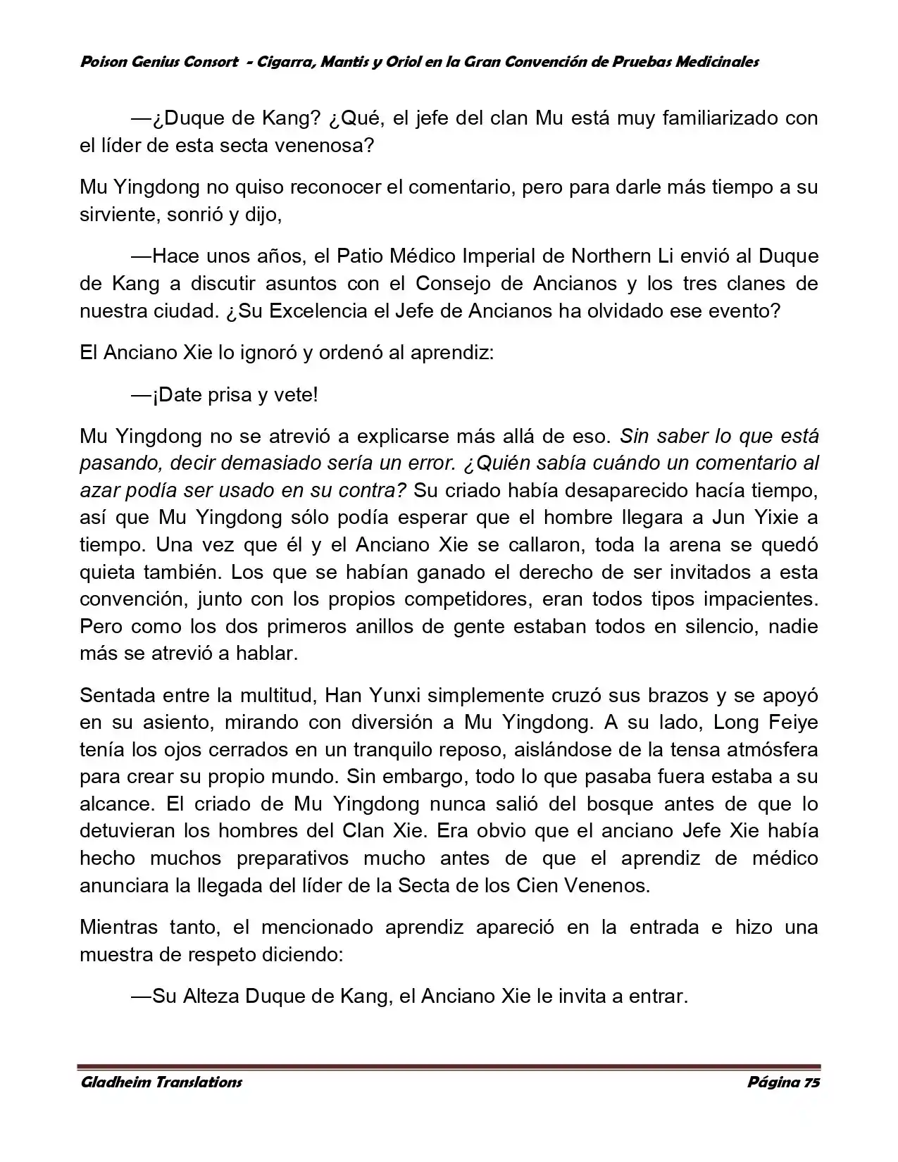 Poison Genious Consort (Novela) - Capítulo 367 - Página 75 - LectorTMOo