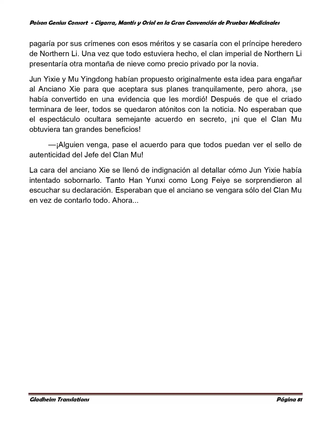 Poison Genious Consort (Novela) - Capítulo 367 - Página 81 - LectorTMOo