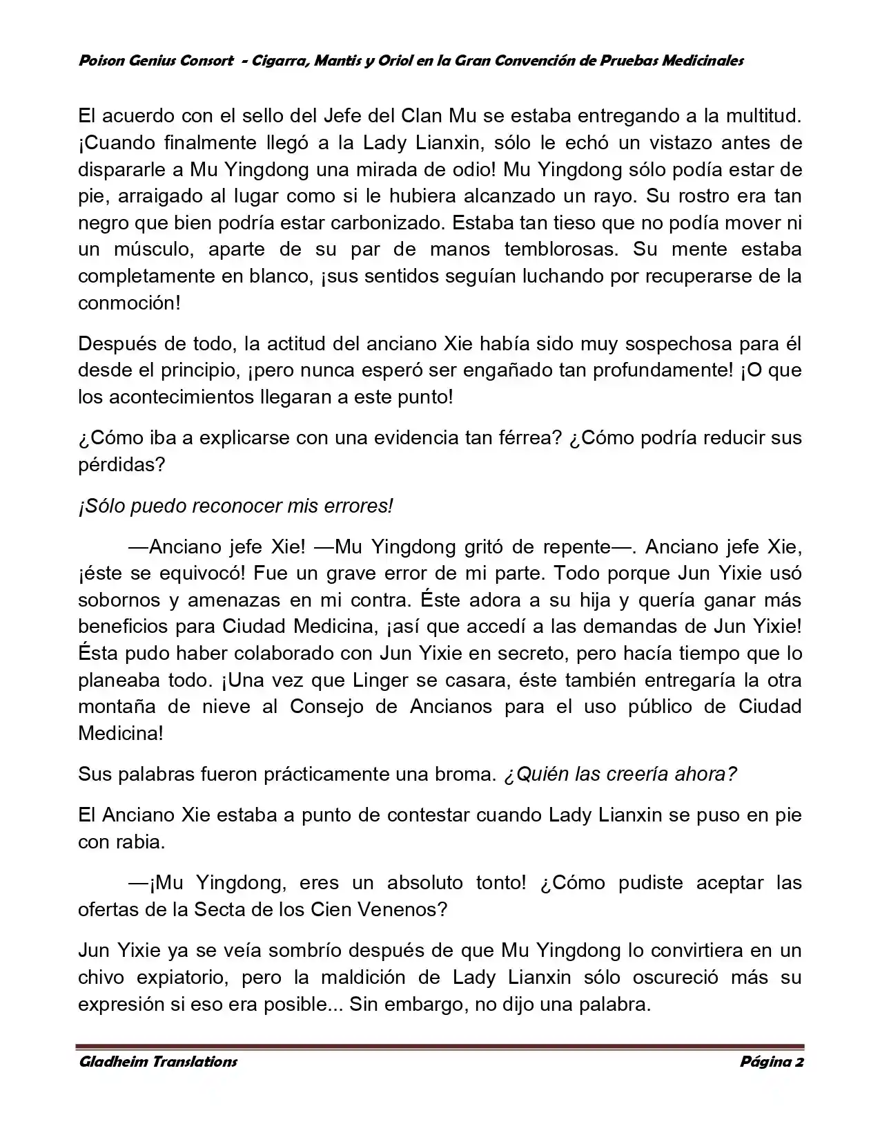 Poison Genious Consort (Novela) - Capítulo 368 - Página 3 - LectorTMOo