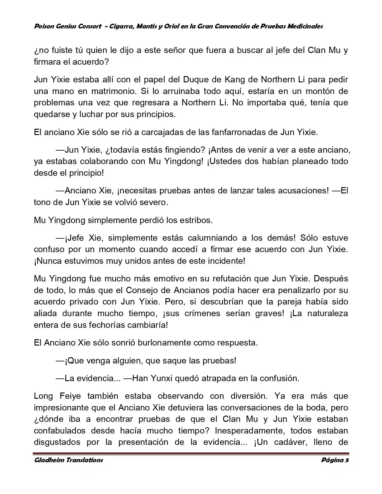Poison Genious Consort (Novela) - Capítulo 368 - Página 6 - LectorTMOo