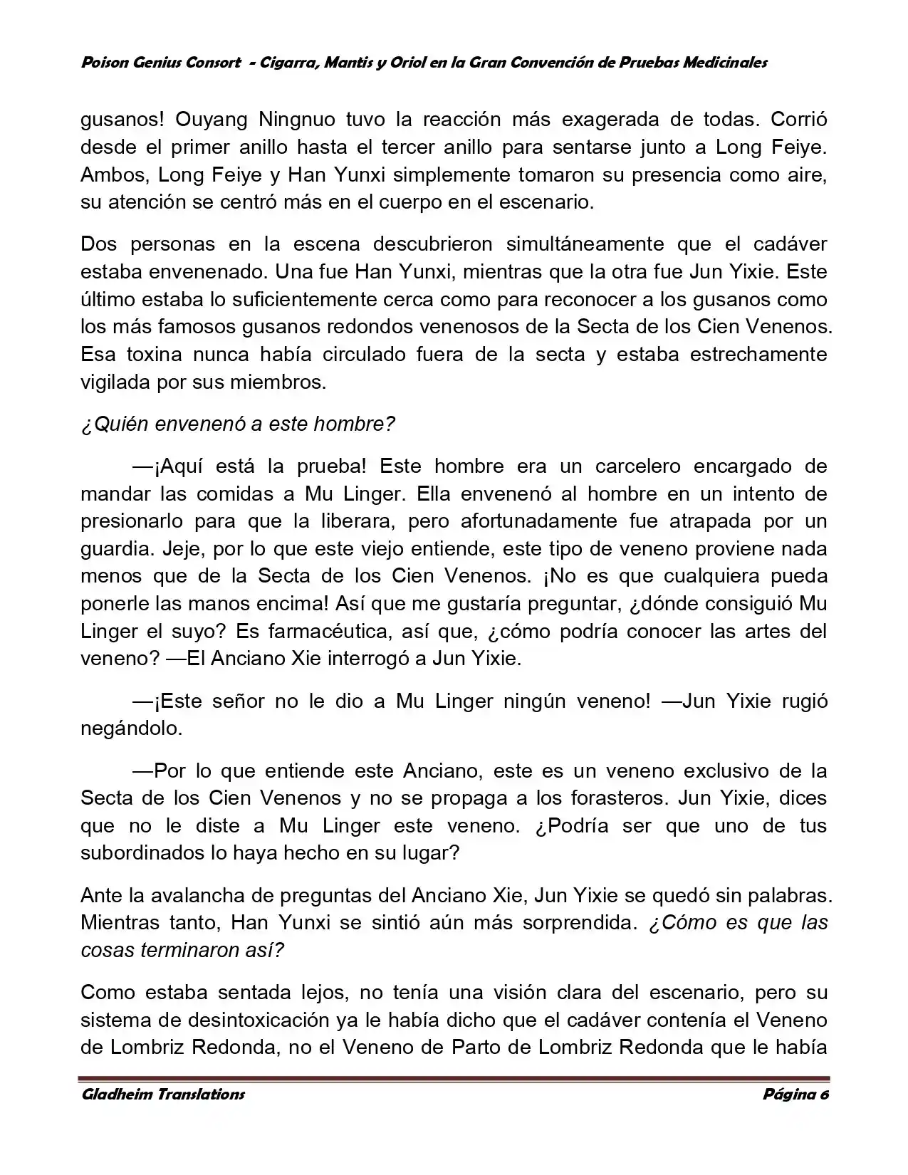 Poison Genious Consort (Novela) - Capítulo 368 - Página 7 - LectorTMOo