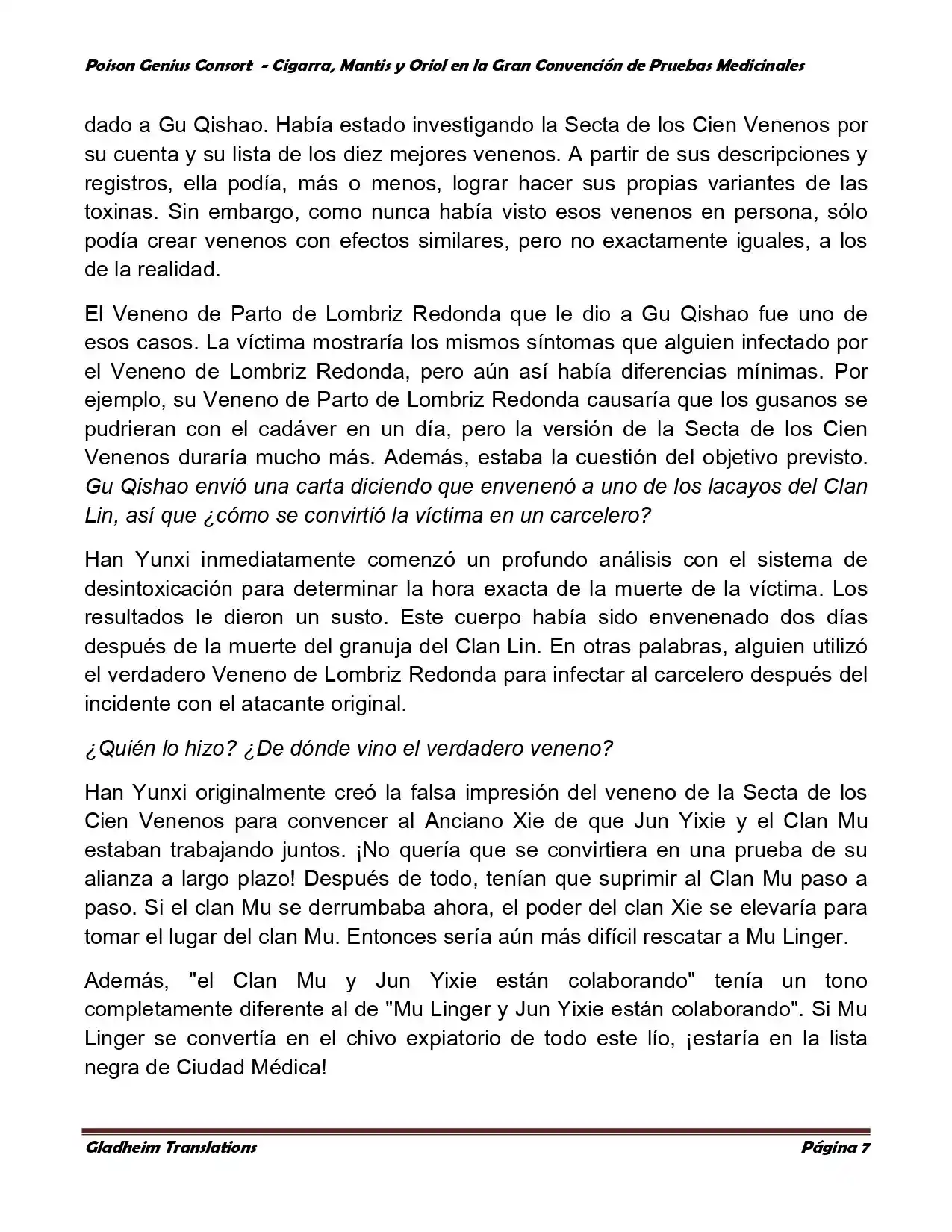 Poison Genious Consort (Novela) - Capítulo 368 - Página 8 - LectorTMOo
