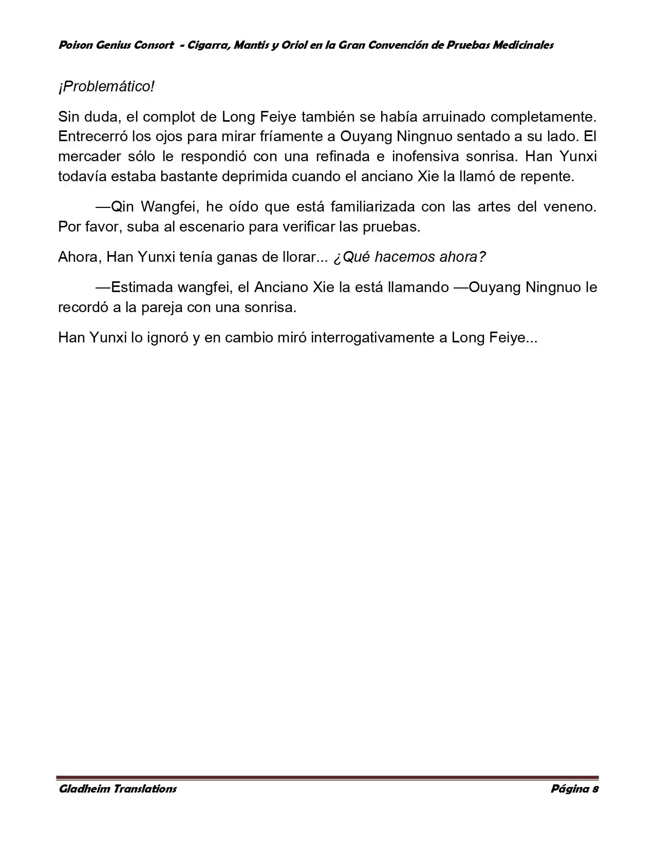 Poison Genious Consort (Novela) - Capítulo 368 - Página 9 - LectorTMOo