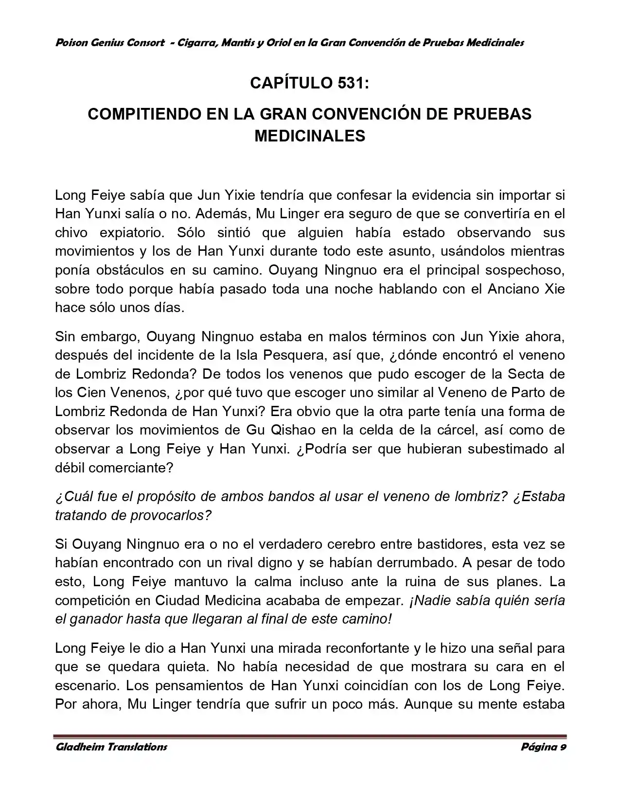 Poison Genious Consort (Novela) - Capítulo 368 - Página 10 - LectorTMOo