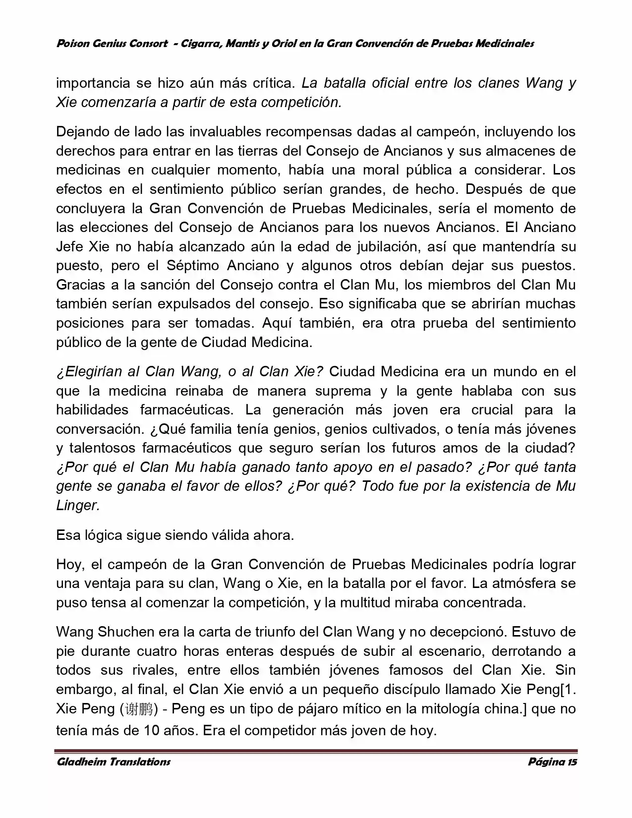 Poison Genious Consort (Novela) - Capítulo 368 - Página 15 - LectorTMOo