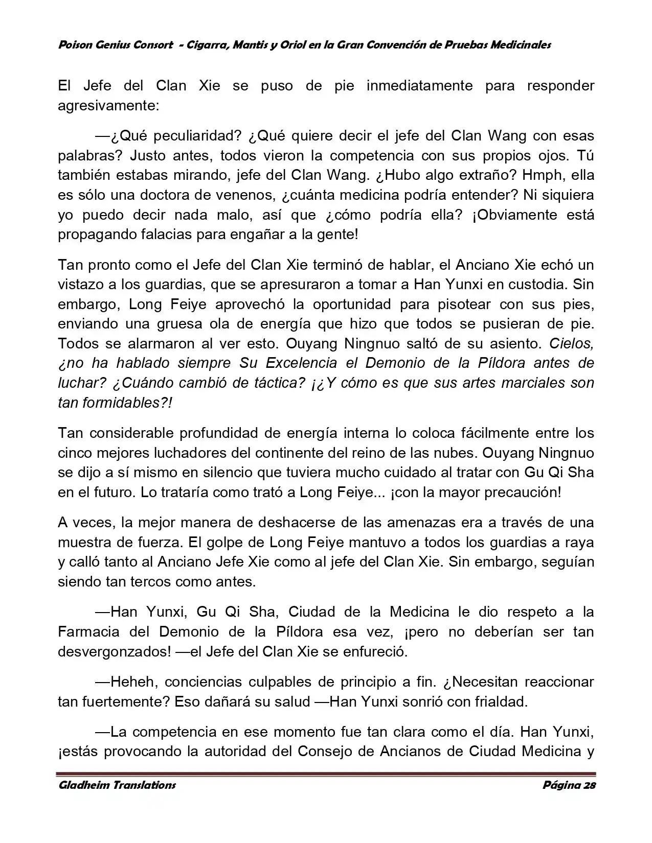 Poison Genious Consort (Novela) - Capítulo 368 - Página 29 - LectorTMOo