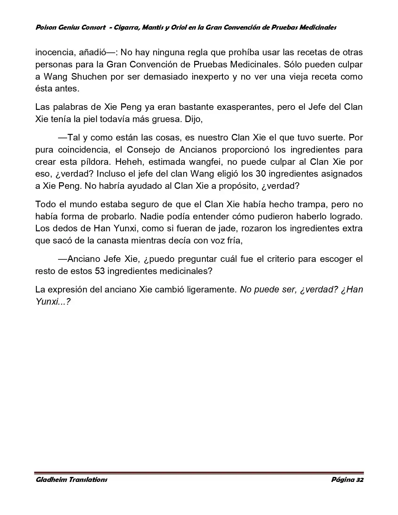 Poison Genious Consort (Novela) - Capítulo 368 - Página 33 - LectorTMOo