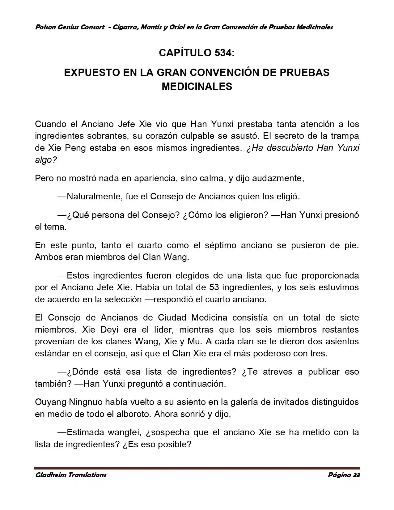 Poison Genious Consort (Novela) - Capítulo 368 - Página 34 - LectorTMOo