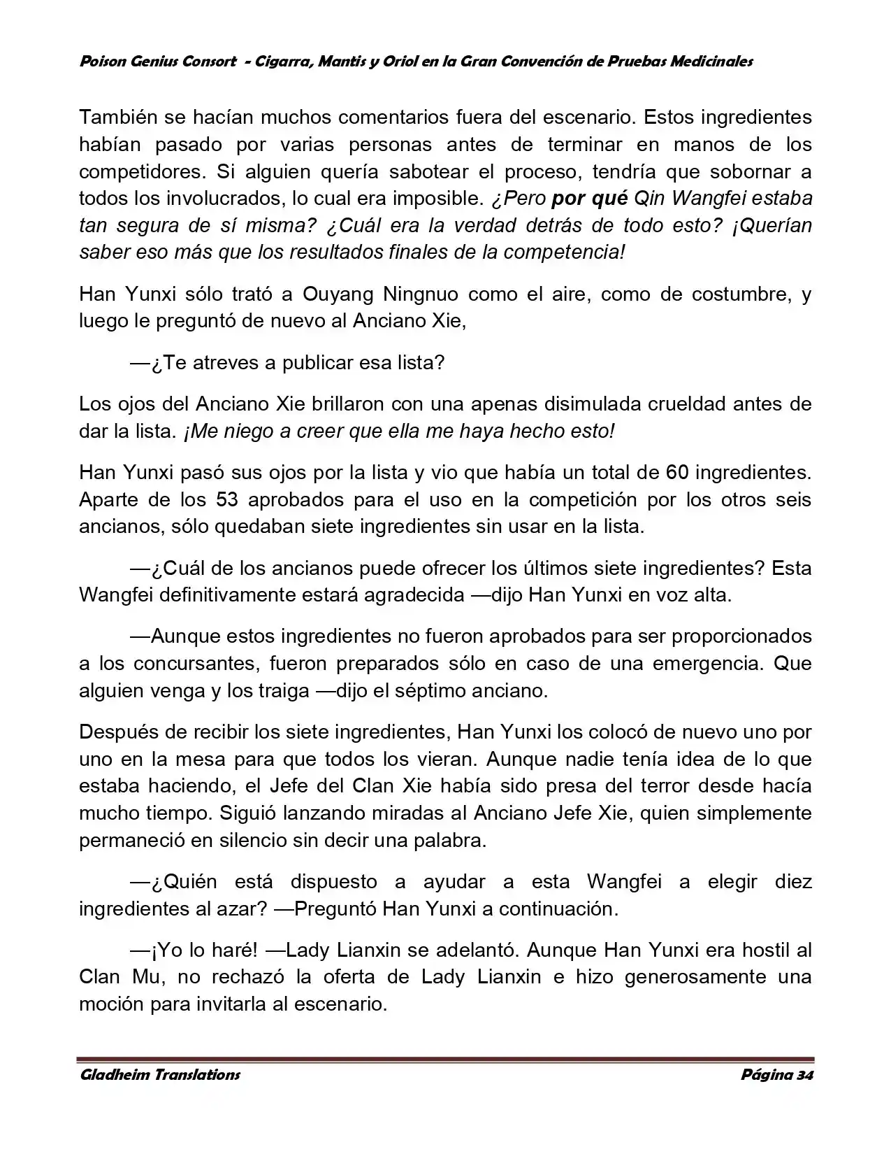 Poison Genious Consort (Novela) - Capítulo 368 - Página 35 - LectorTMOo