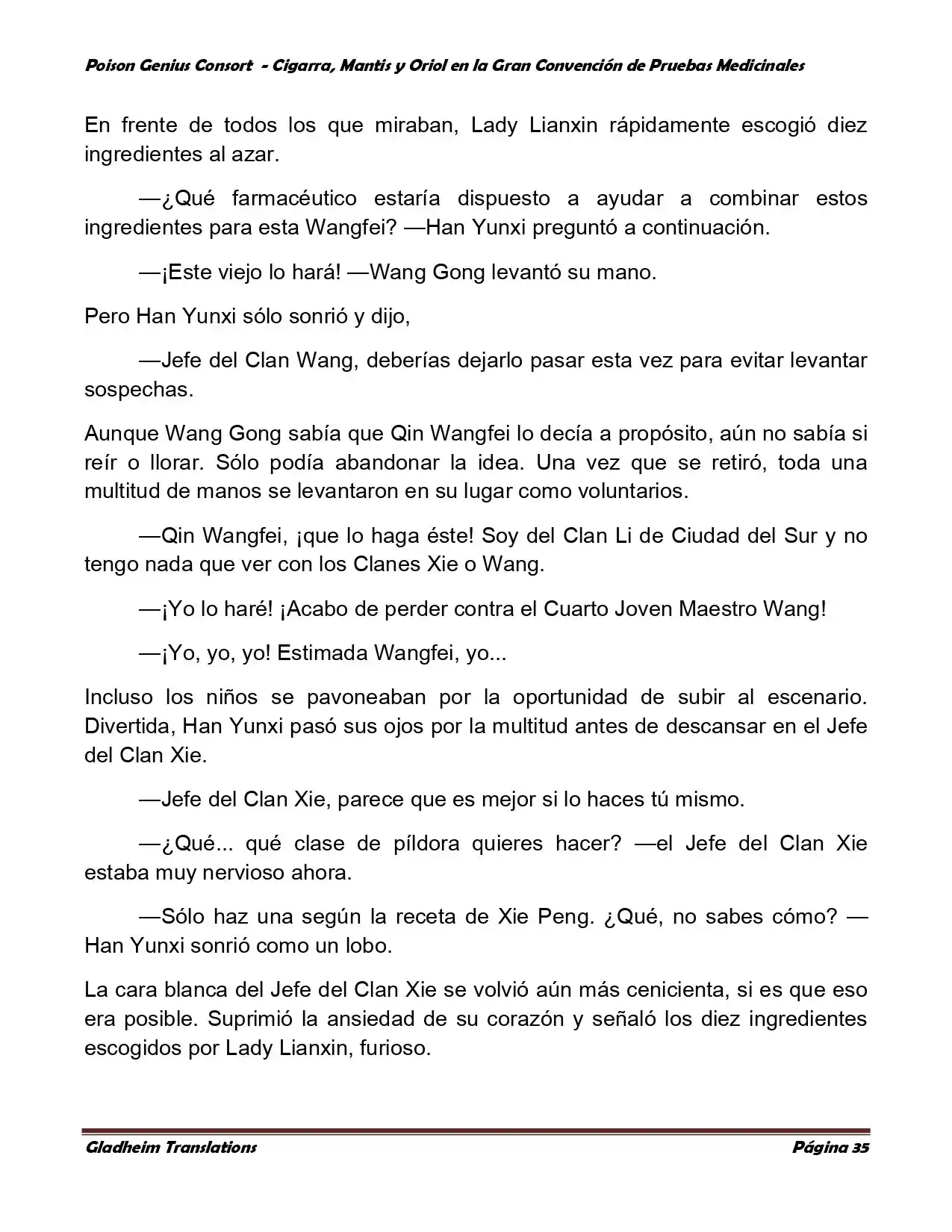 Poison Genious Consort (Novela) - Capítulo 368 - Página 36 - LectorTMOo