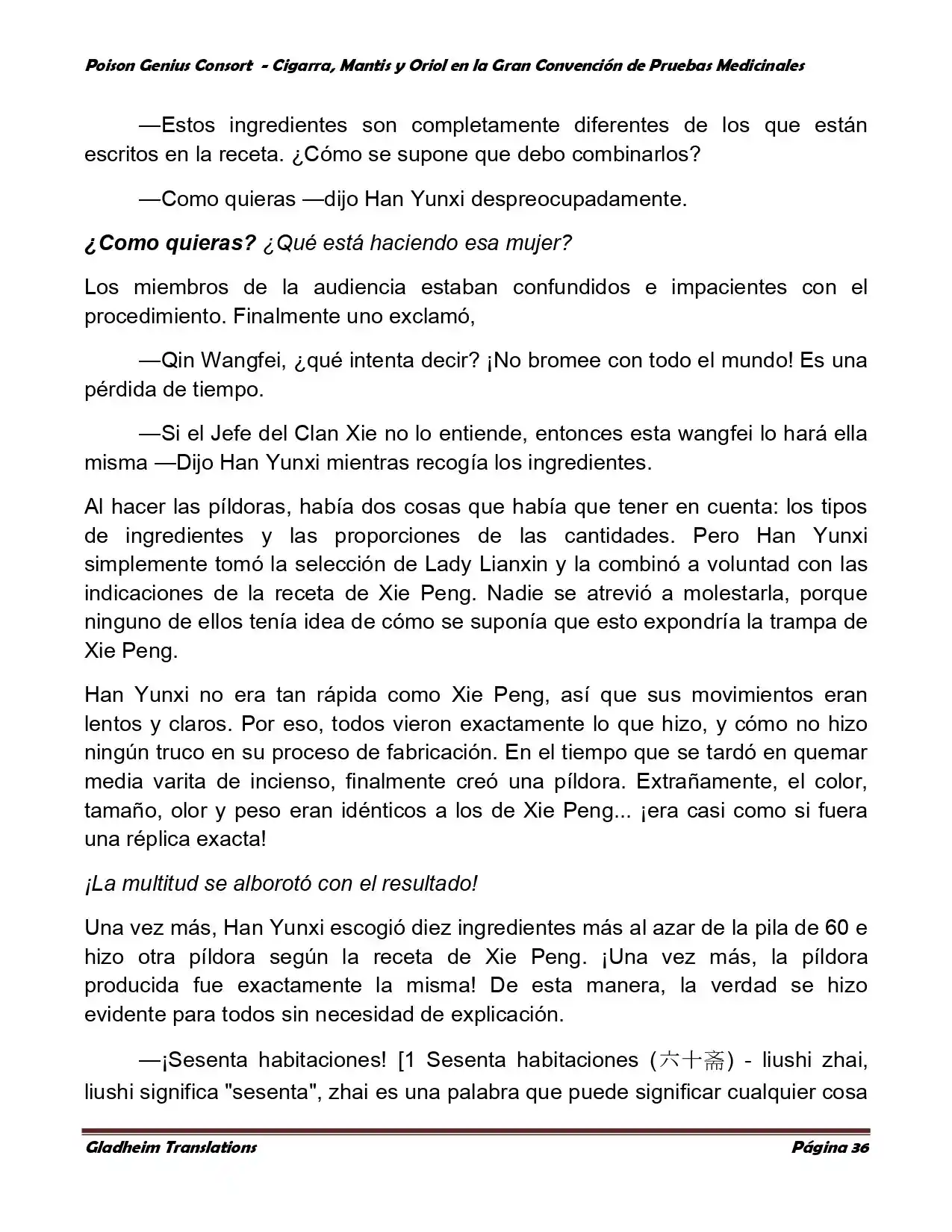 Poison Genious Consort (Novela) - Capítulo 368 - Página 37 - LectorTMOo