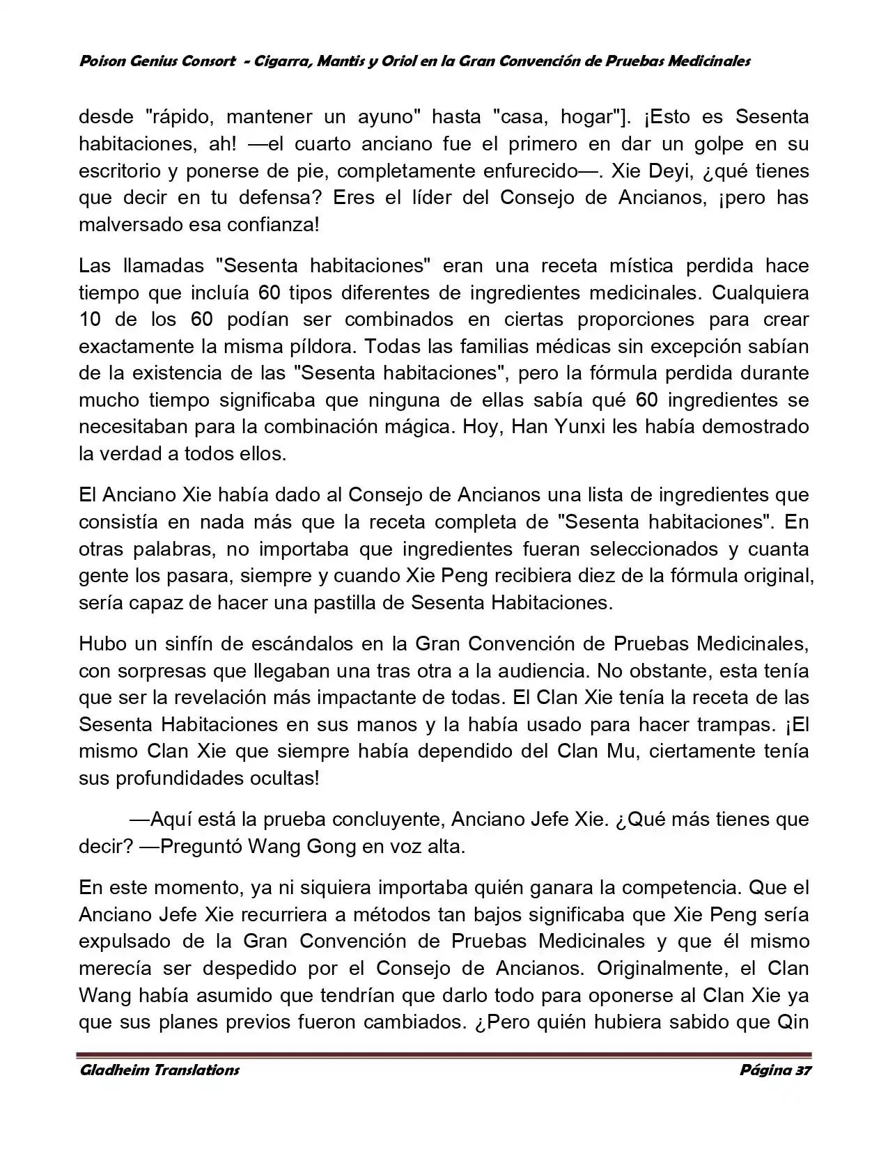 Poison Genious Consort (Novela) - Capítulo 368 - Página 38 - LectorTMOo