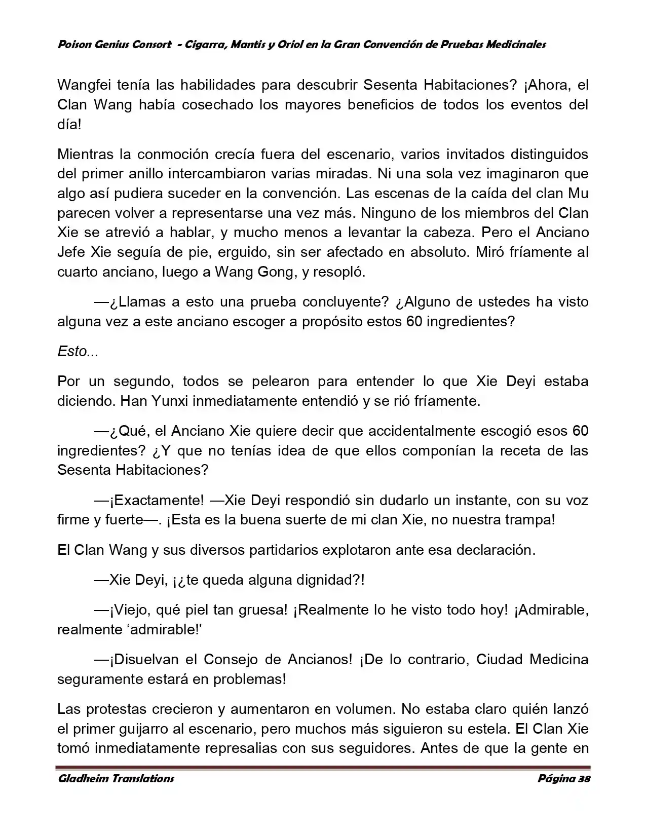 Poison Genious Consort (Novela) - Capítulo 368 - Página 39 - LectorTMOo