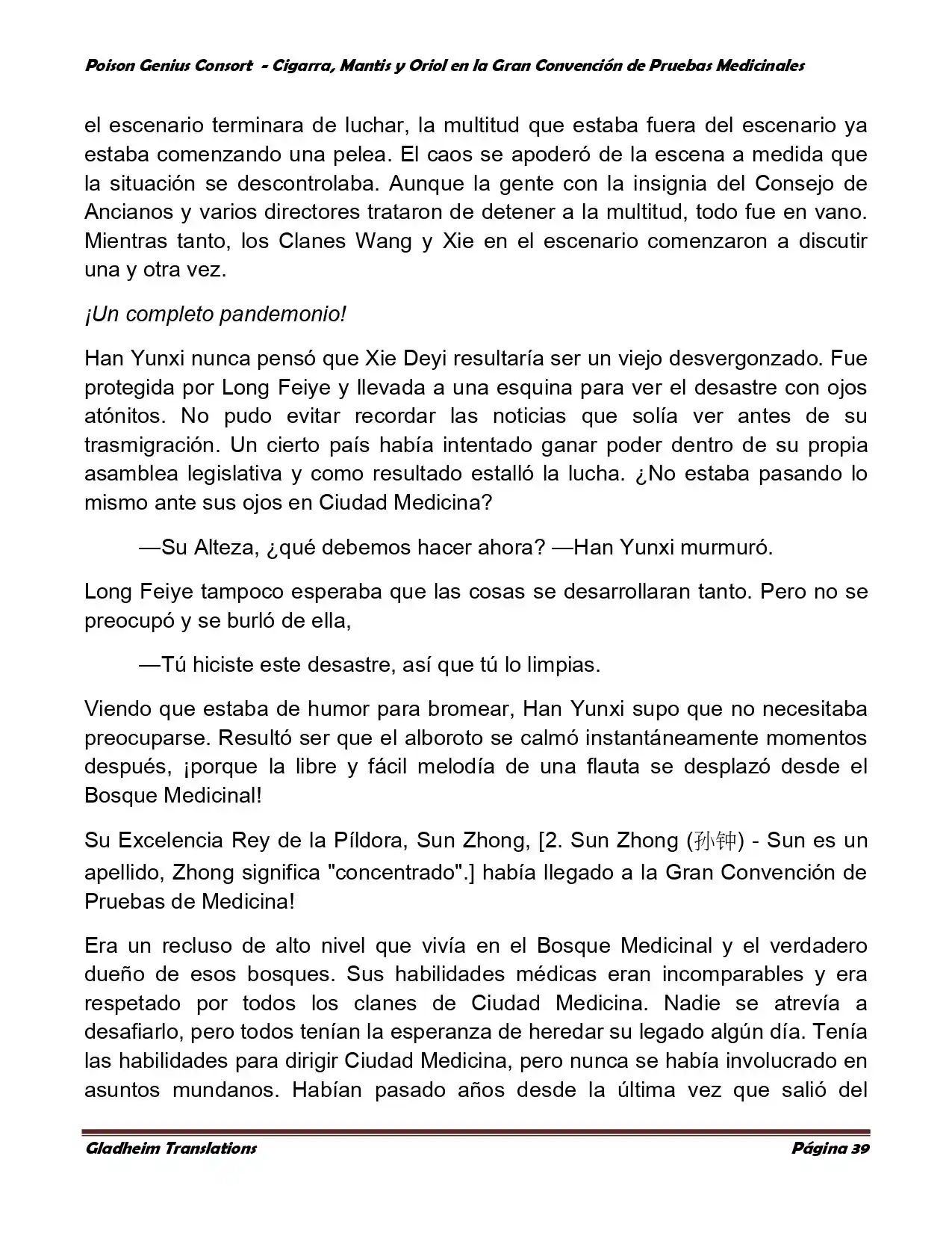 Poison Genious Consort (Novela) - Capítulo 368 - Página 40 - LectorTMOo