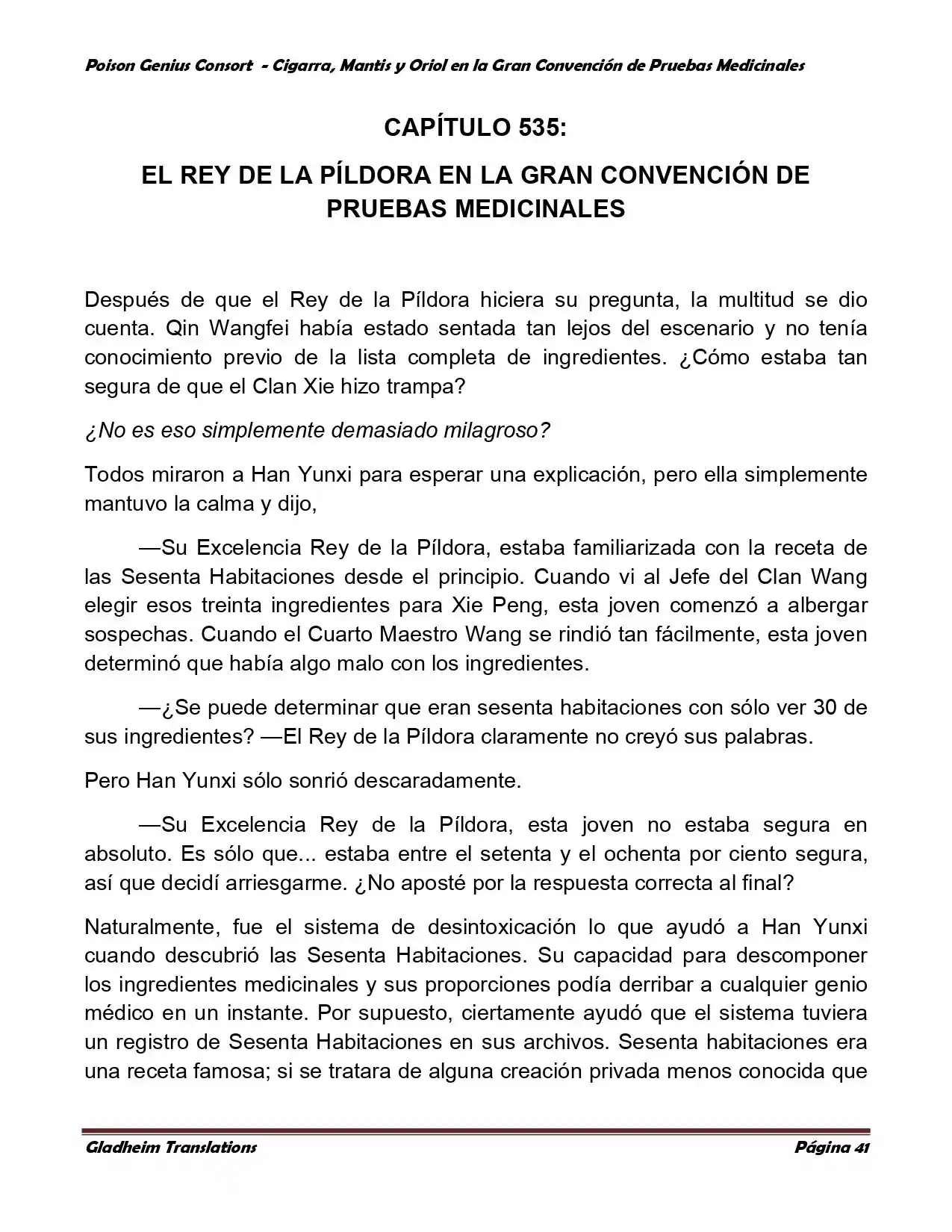 Poison Genious Consort (Novela) - Capítulo 368 - Página 42 - LectorTMOo