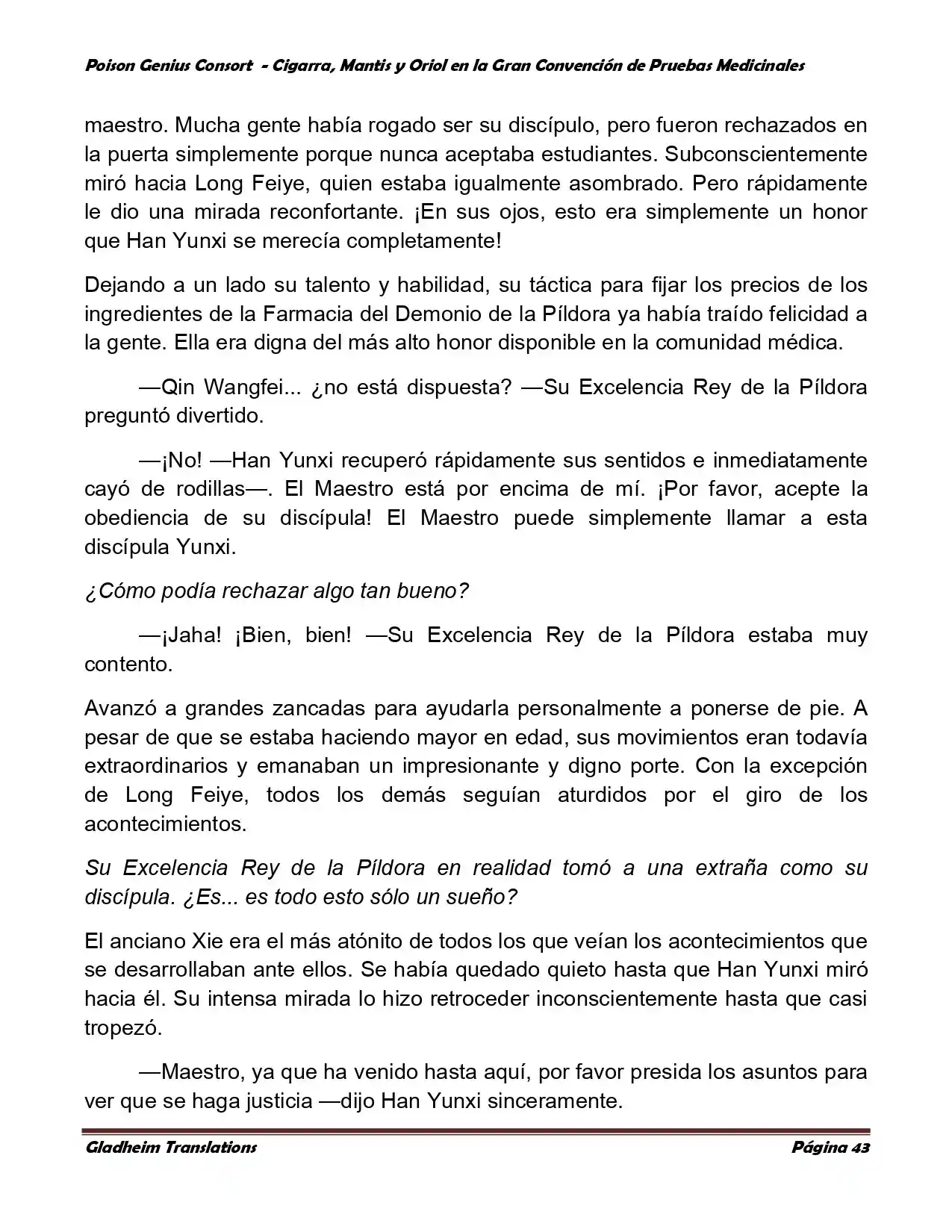 Poison Genious Consort (Novela) - Capítulo 368 - Página 44 - LectorTMOo