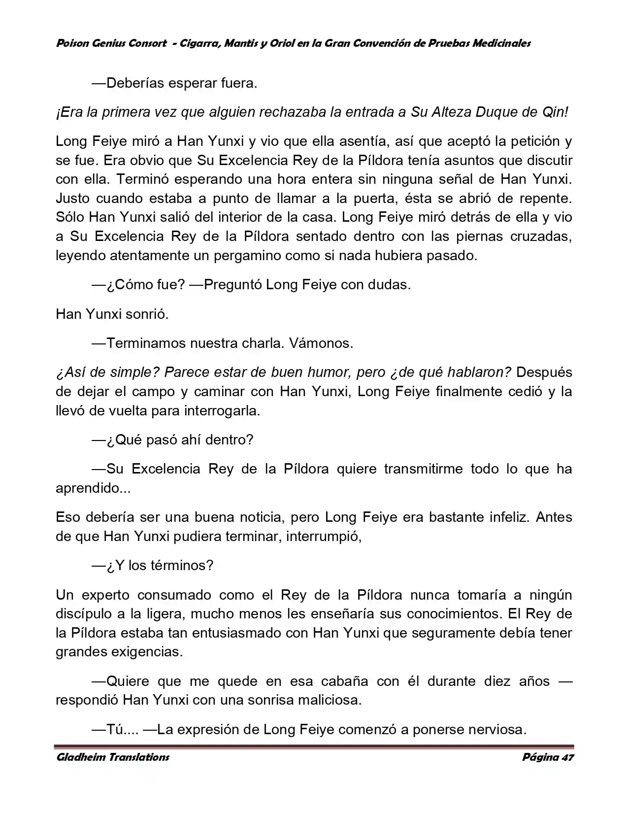 Poison Genious Consort (Novela) - Capítulo 368 - Página 48 - LectorTMOo
