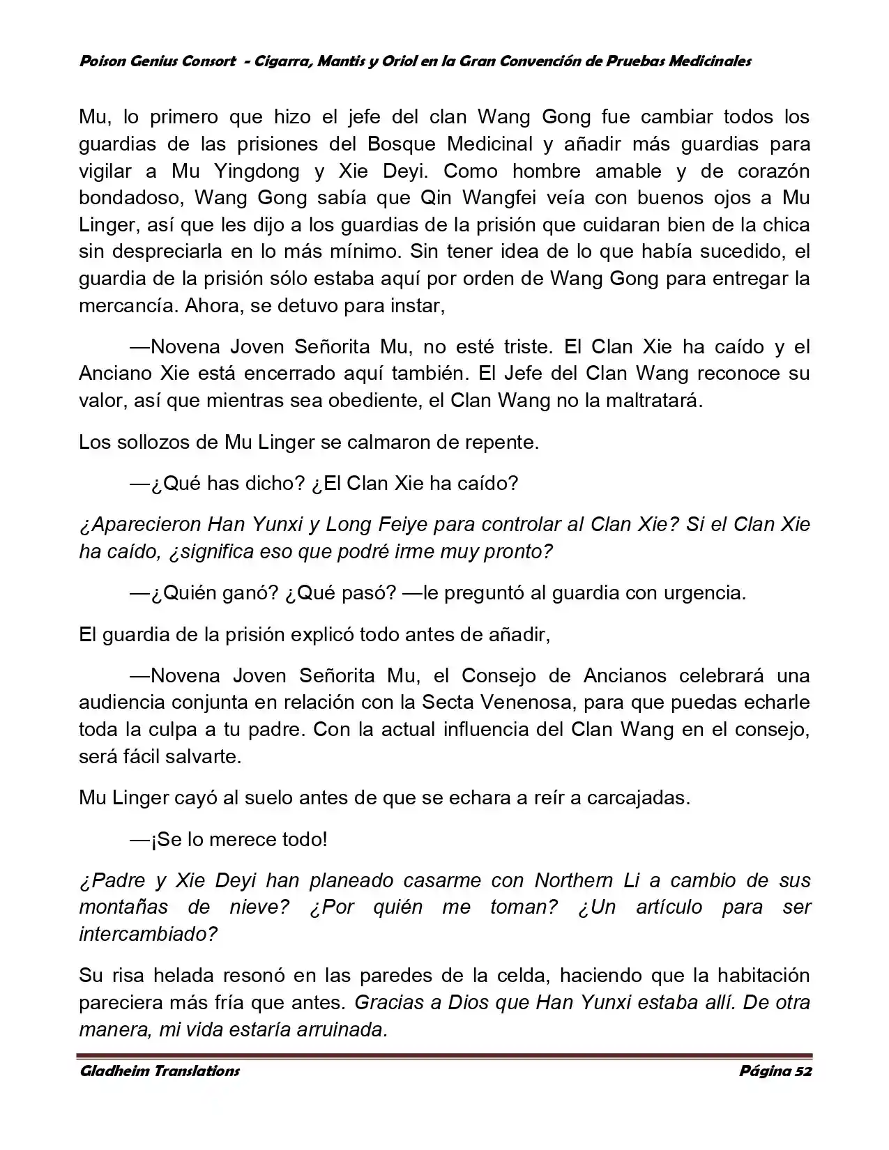 Poison Genious Consort (Novela) - Capítulo 368 - Página 53 - LectorTMOo