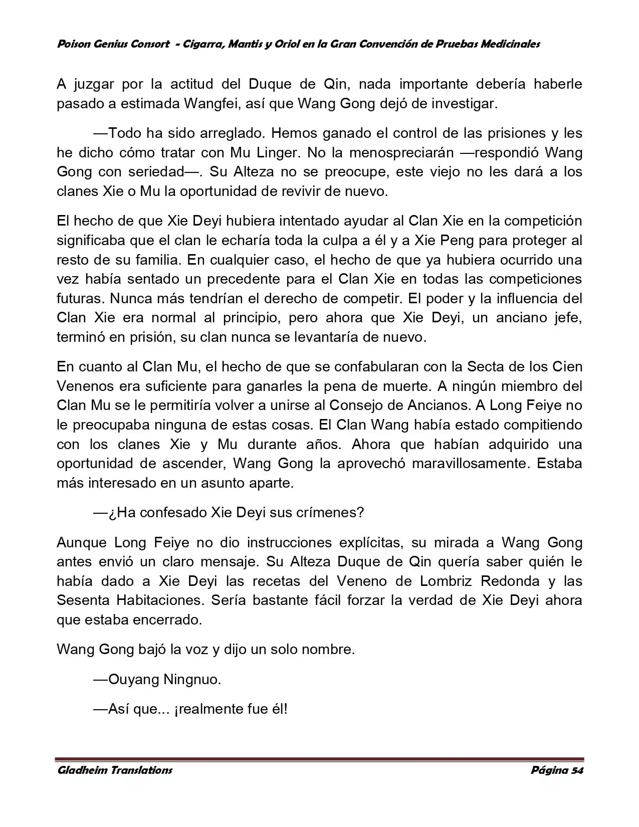 Poison Genious Consort (Novela) - Capítulo 368 - Página 55 - LectorTMOo