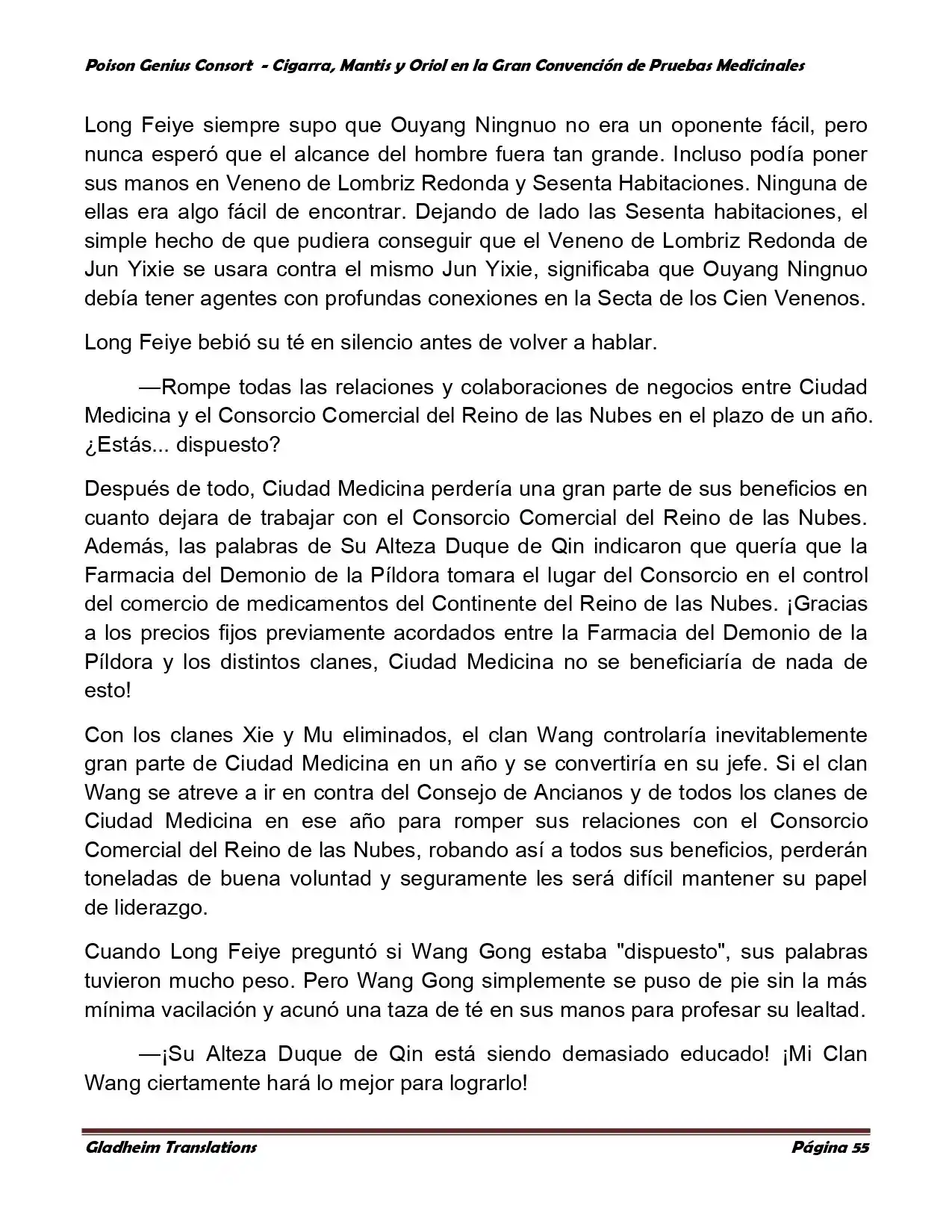 Poison Genious Consort (Novela) - Capítulo 368 - Página 56 - LectorTMOo