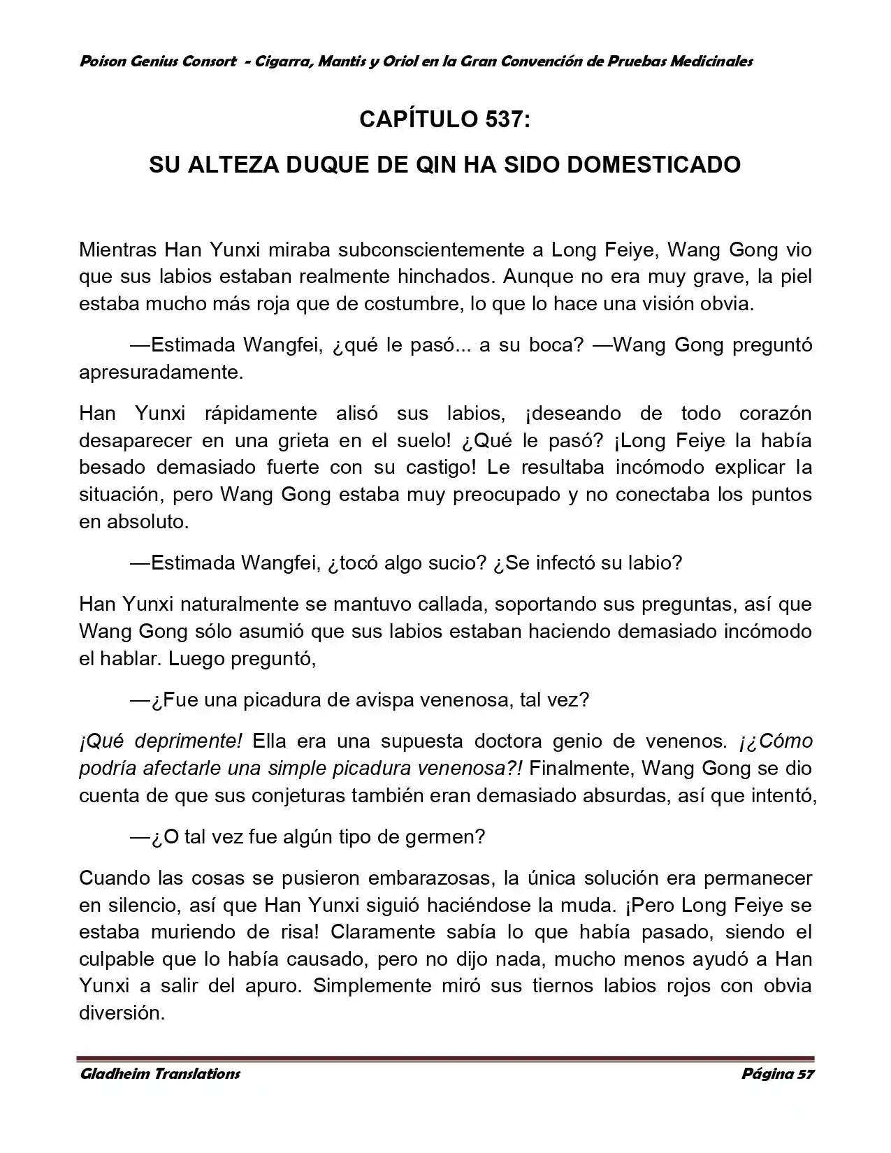 Poison Genious Consort (Novela) - Capítulo 368 - Página 58 - LectorTMOo