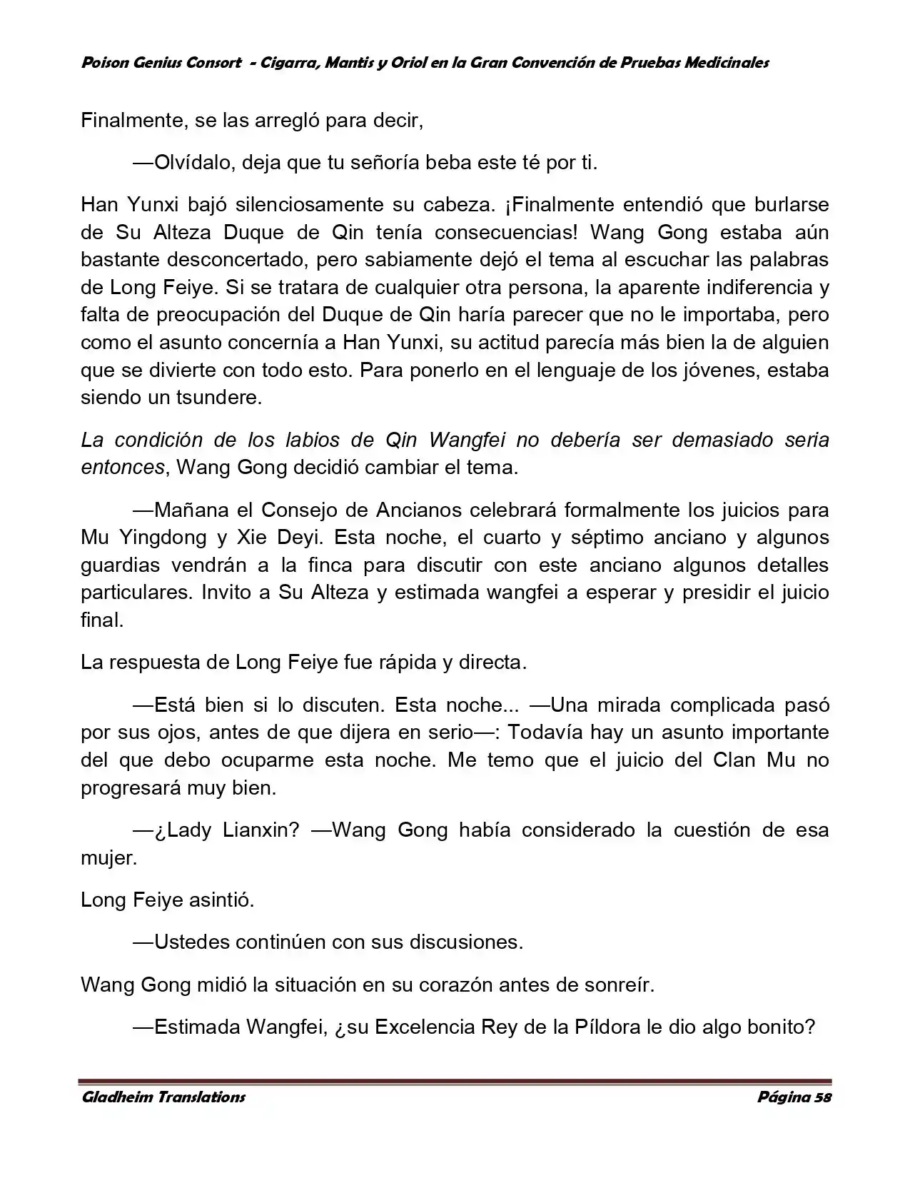 Poison Genious Consort (Novela) - Capítulo 368 - Página 59 - LectorTMOo