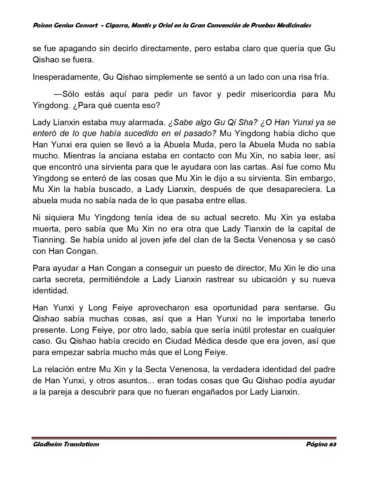 Poison Genious Consort (Novela) - Capítulo 368 - Página 64 - LectorTMOo