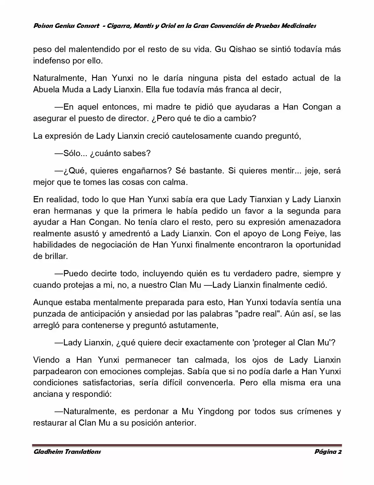 Poison Genious Consort (Novela) - Capítulo 369 - Página 2 - LectorTMOo