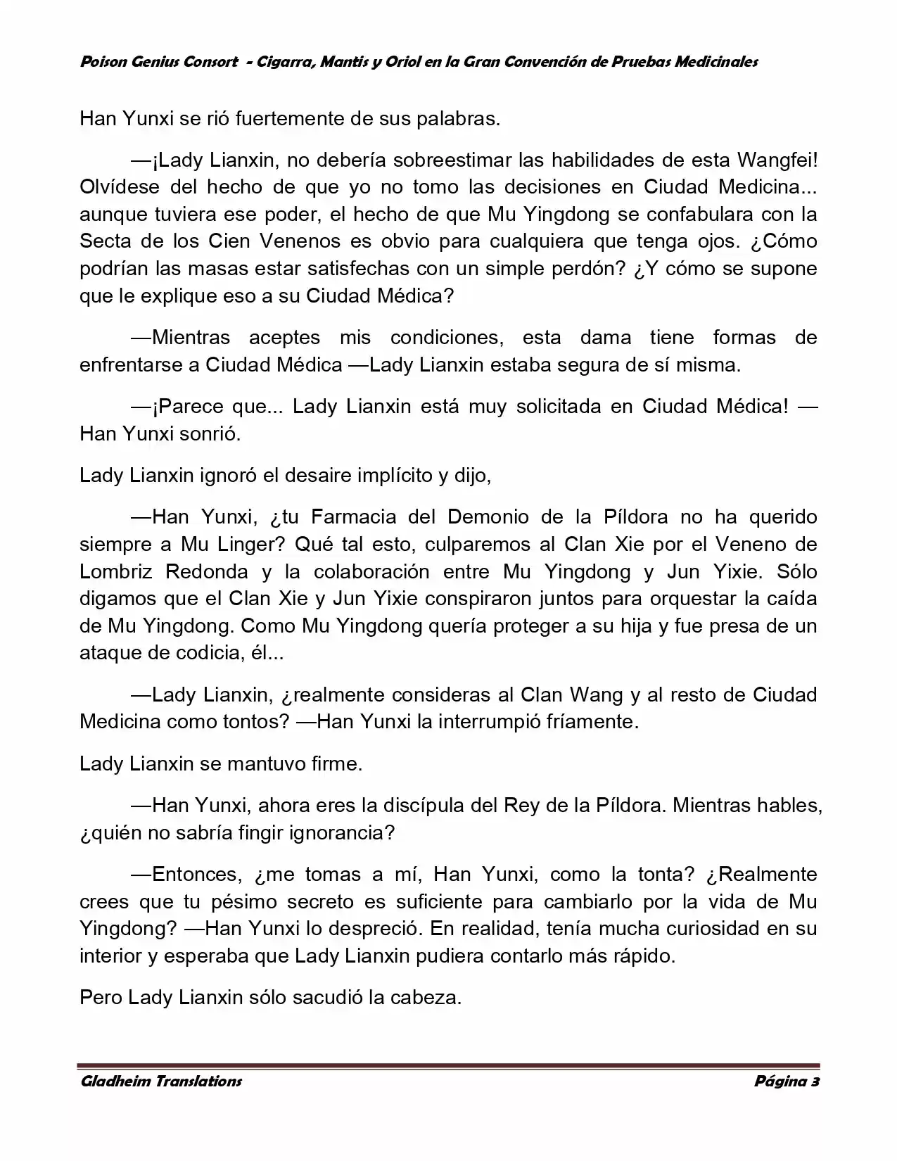Poison Genious Consort (Novela) - Capítulo 369 - Página 3 - LectorTMOo