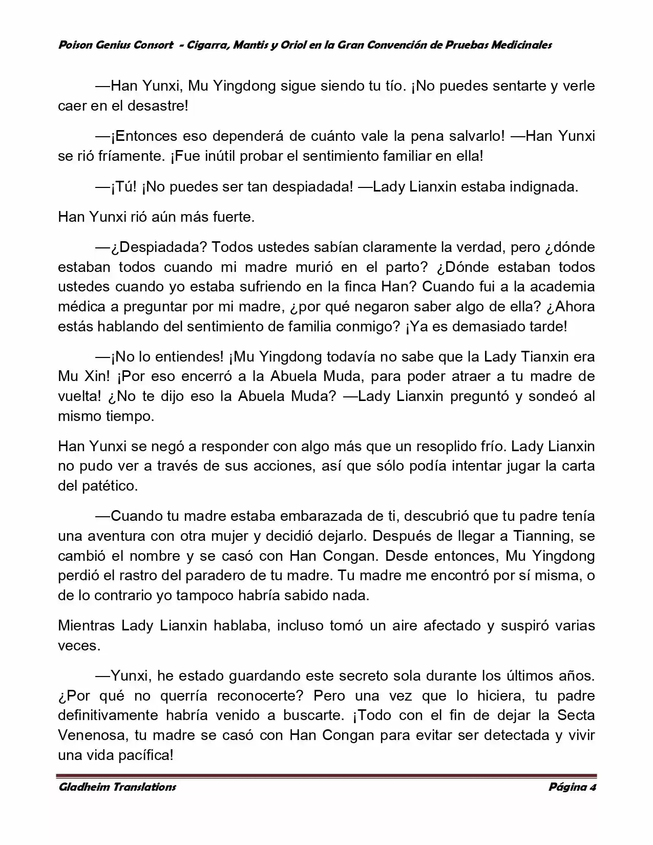 Poison Genious Consort (Novela) - Capítulo 369 - Página 4 - LectorTMOo