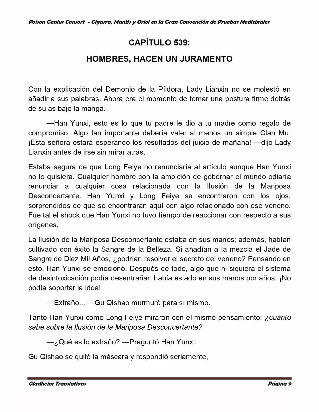 Poison Genious Consort (Novela) - Capítulo 369 - Página 9 - LectorTMOo