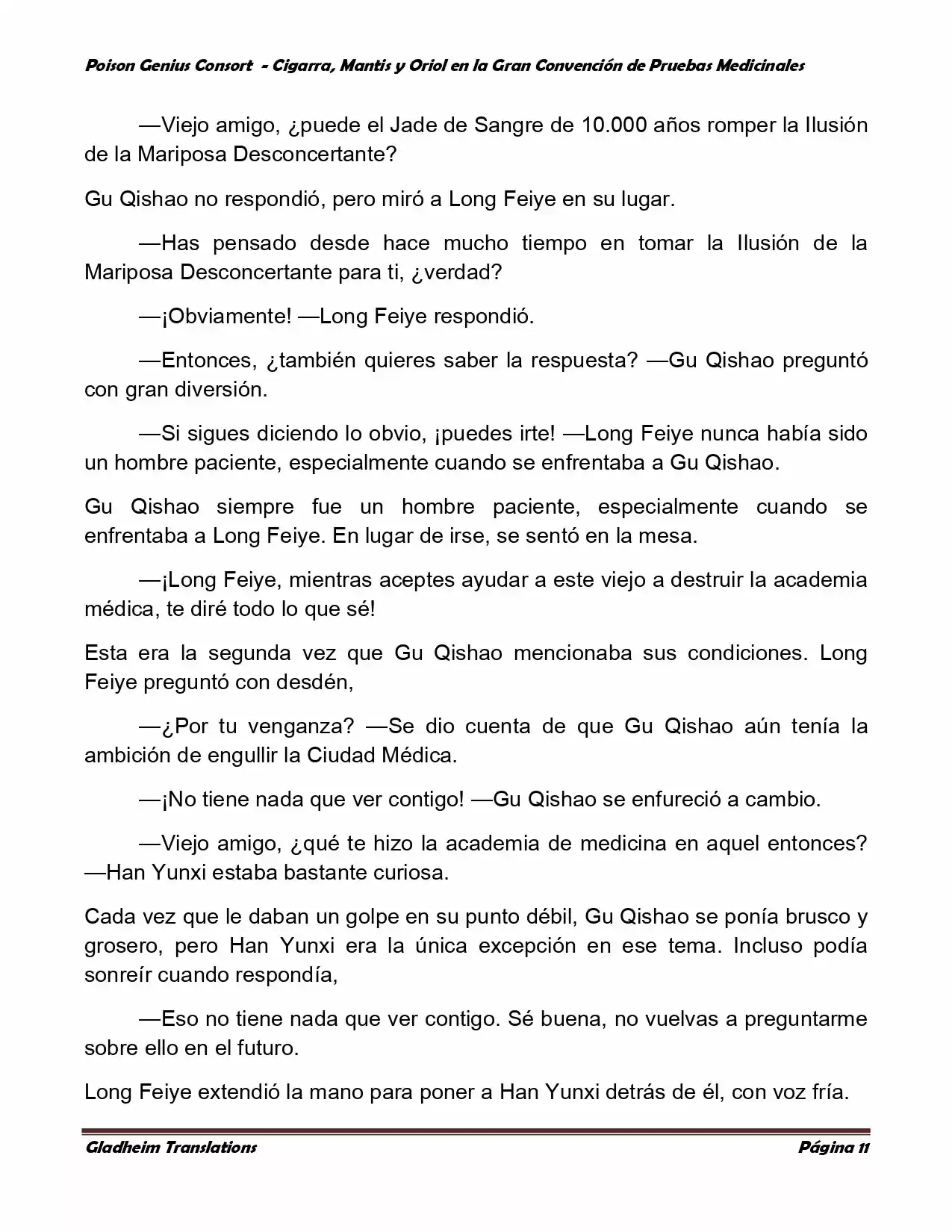 Poison Genious Consort (Novela) - Capítulo 369 - Página 11 - LectorTMOo