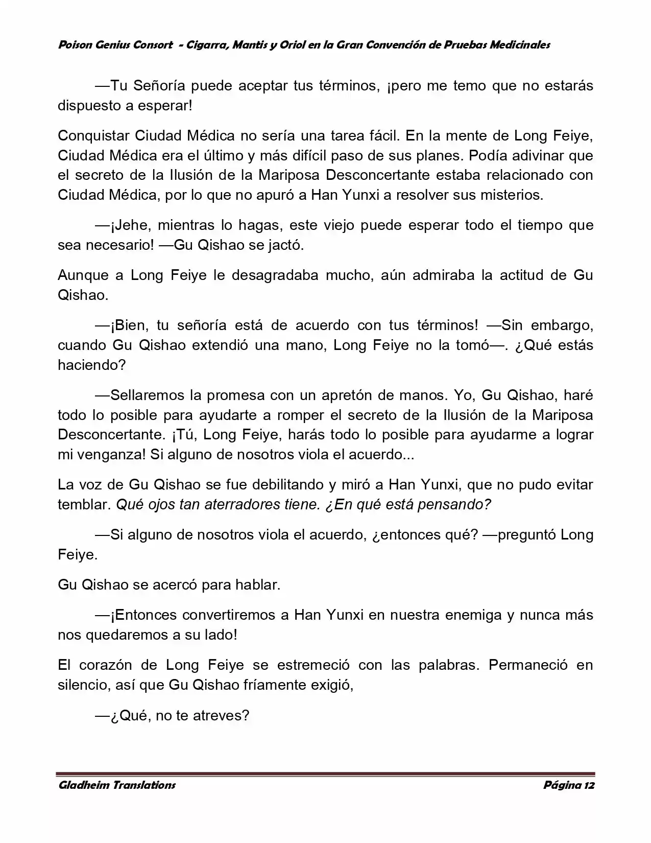 Poison Genious Consort (Novela) - Capítulo 369 - Página 12 - LectorTMOo