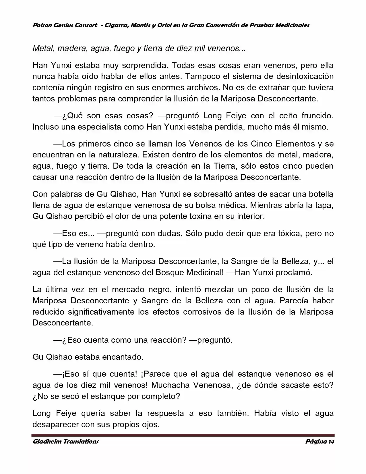 Poison Genious Consort (Novela) - Capítulo 369 - Página 14 - LectorTMOo
