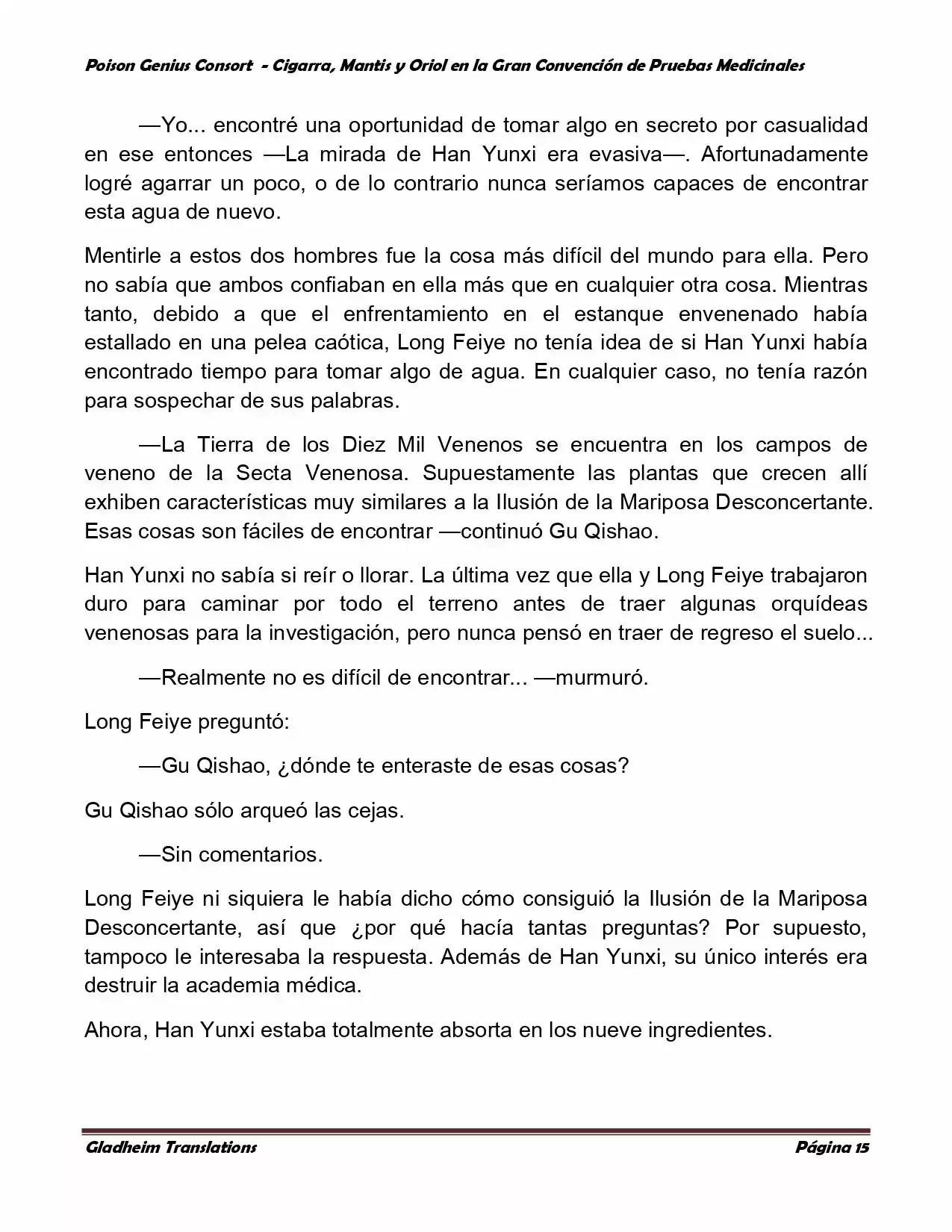 Poison Genious Consort (Novela) - Capítulo 369 - Página 15 - LectorTMOo