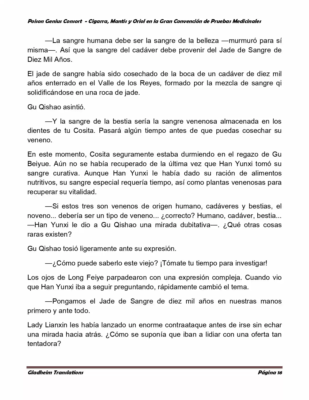Poison Genious Consort (Novela) - Capítulo 369 - Página 16 - LectorTMOo