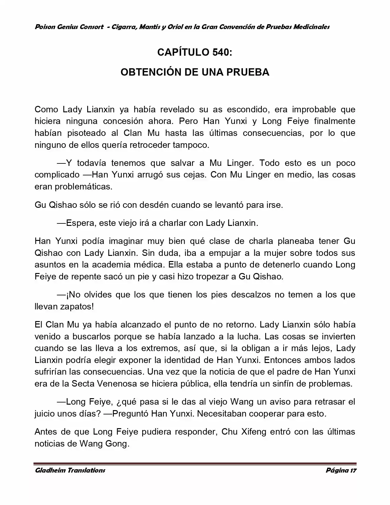 Poison Genious Consort (Novela) - Capítulo 369 - Página 17 - LectorTMOo